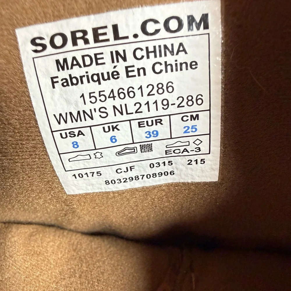 Sorel Tall Suede Wedge Boots Size 8 | Camel Over The Knee Winter Boot |Cozy Chic
